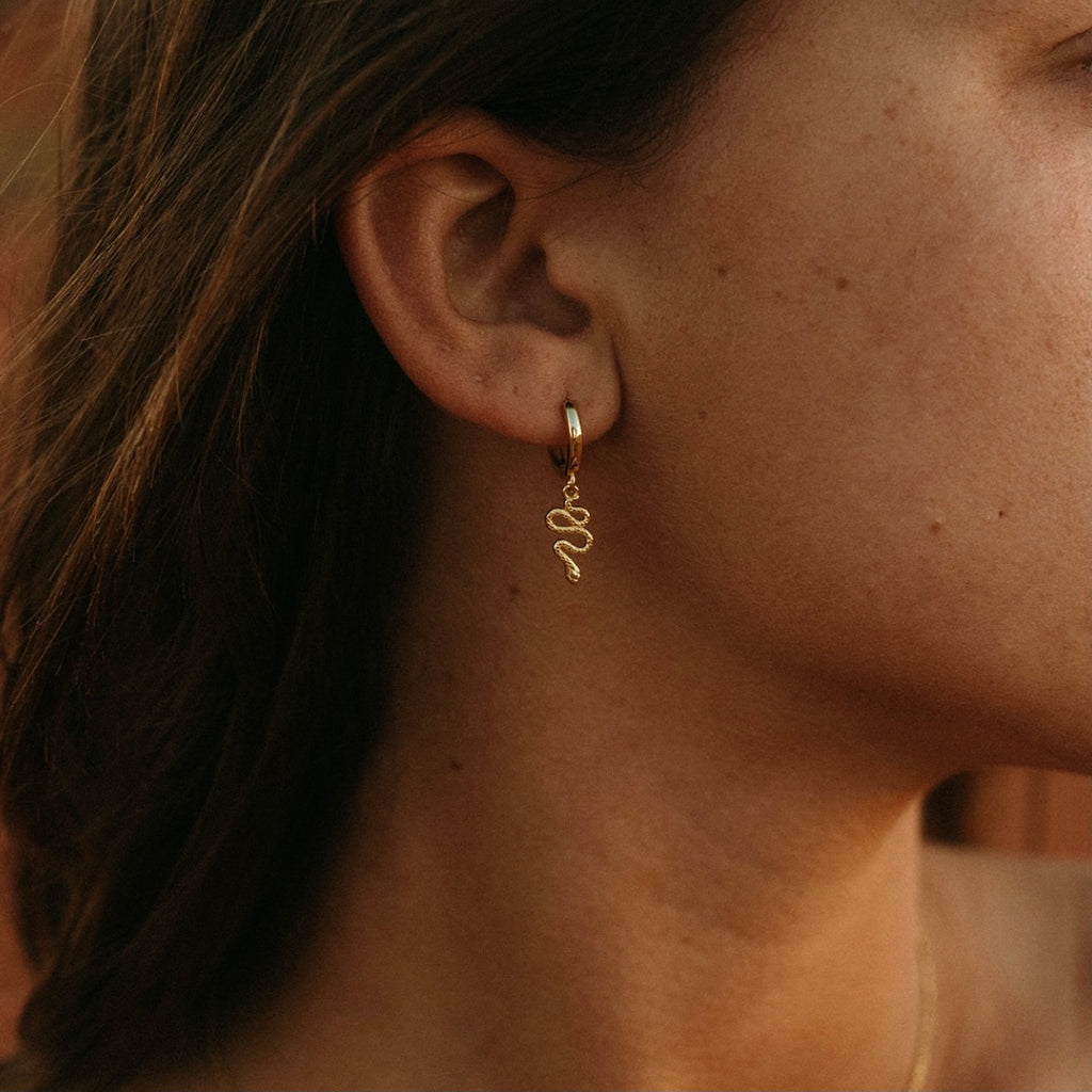 Lilith Serpent Hoops